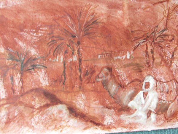 Travers�e du d�sert (pigment ocre et huile).jpg